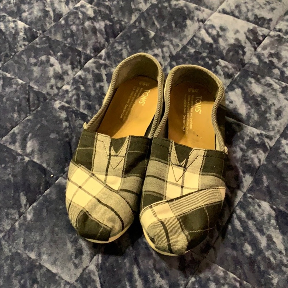Plaid Toms